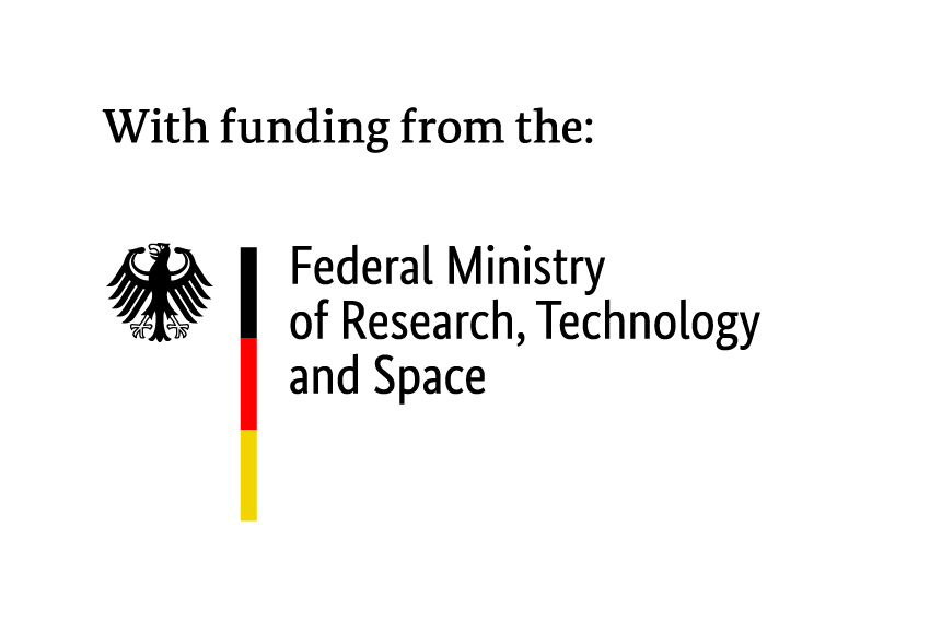 Logo BMFTR Englisch With funding from the Federal Ministry of Research, Technology and Space