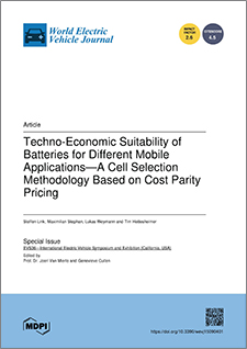 Techno-Economic Suitability of Batteries for Different Mobile Applications—A Cell Selection Methodology Based on Cost Parity Pricing