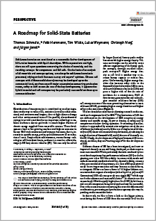 Scan Online-Veröffentlichung Elsevier: A forecast on future raw material demand and recycling potential of lithium-ion batteries in electric vehicles